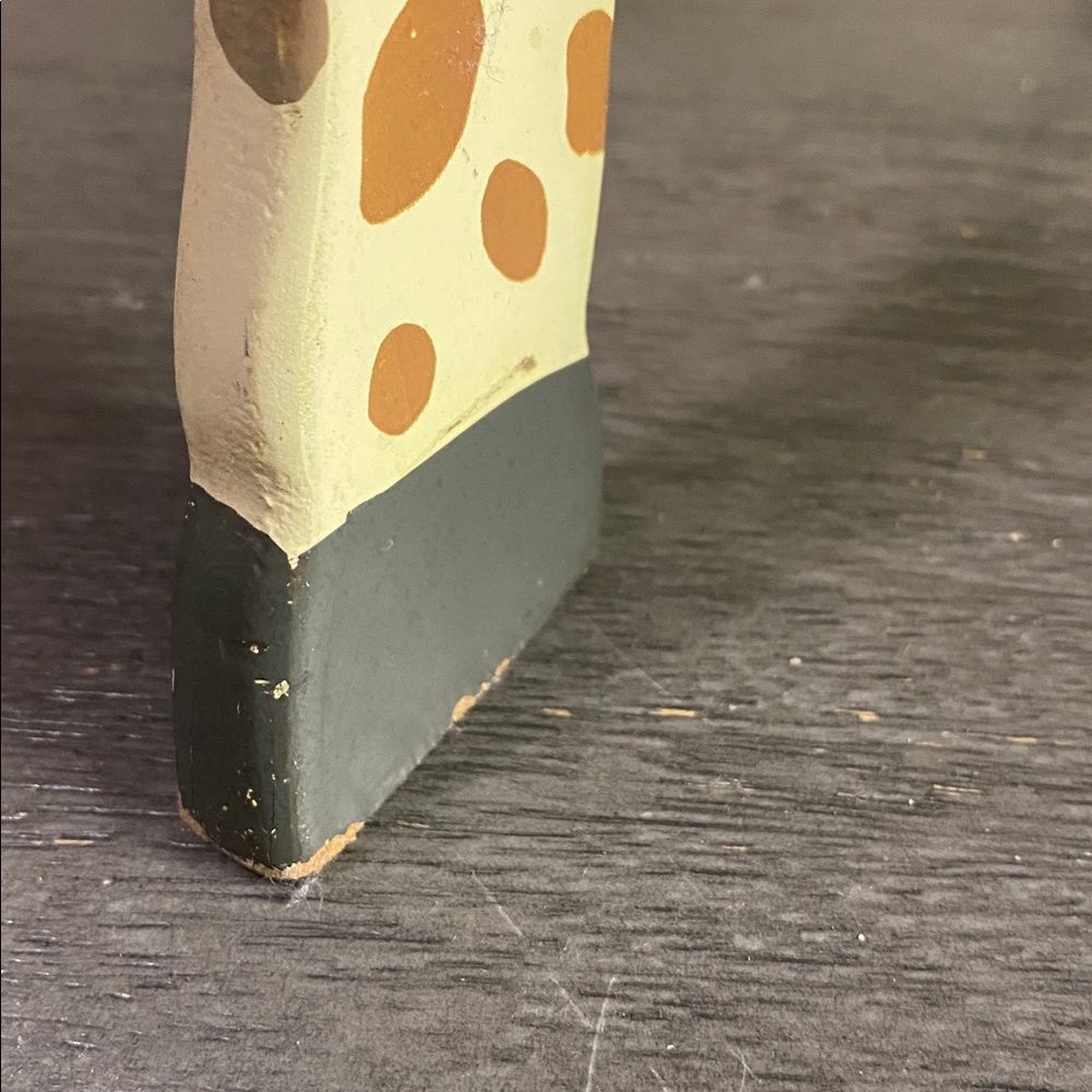 Giraffe Shaped Wooden Stool - Picture 6 of 9